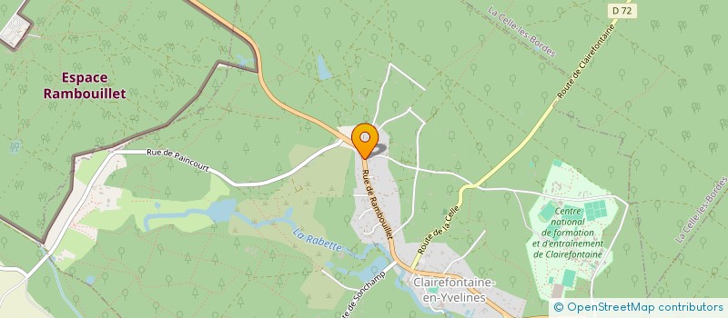 localisation de l'entreprise SCI ASYMT  CLAIREFONTAINE-EN-YVELINES