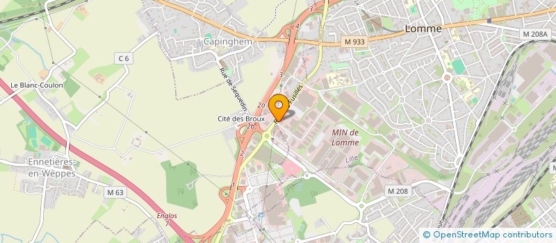 localisation de l'entreprise SCI ASYP à LILLE