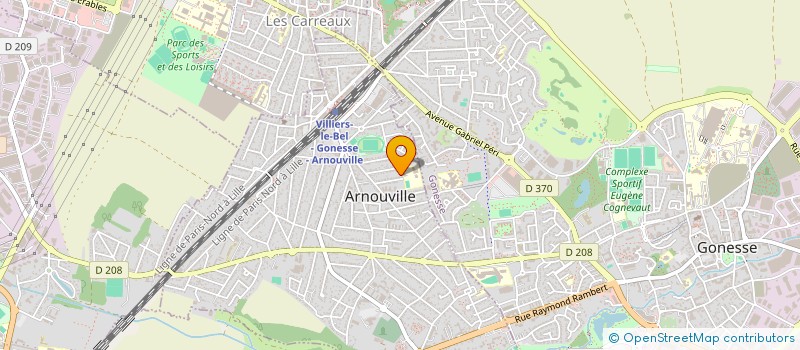 localisation de l'entreprise SCI ASYZ  ARNOUVILLE