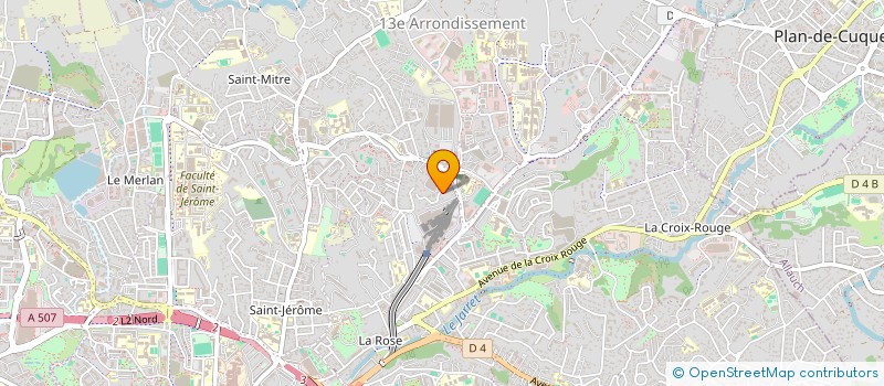 localisation de l'entreprise SCI AT à MARSEILLE