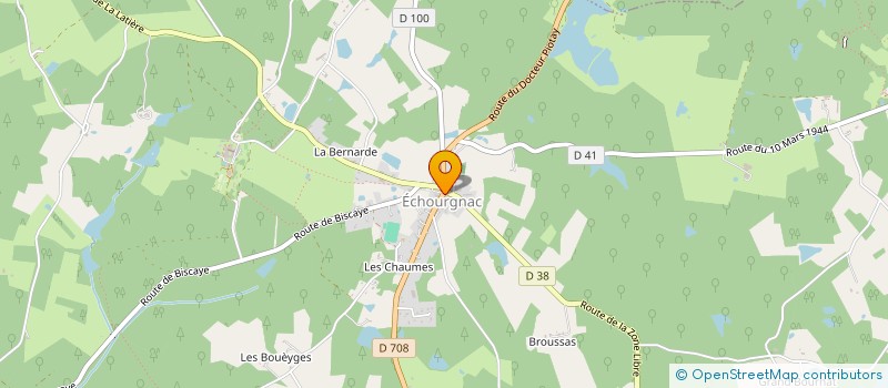 localisation de l'entreprise SCI AT  ECHOURGNAC