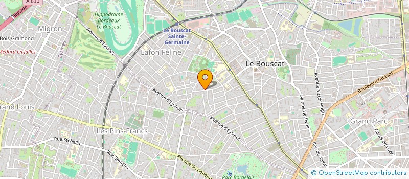 localisation de l'entreprise SCI AT'HOME  LE BOUSCAT