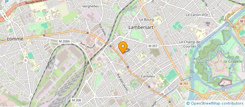 localisation de l'entreprise SCI AT HOME à LAMBERSART