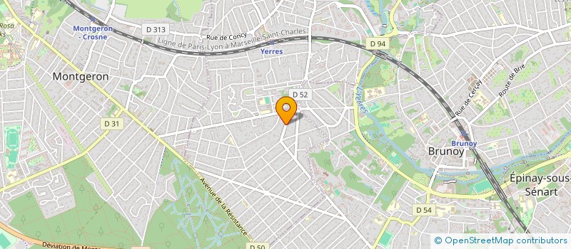 localisation de l'entreprise SCI AT SILVA  YERRES