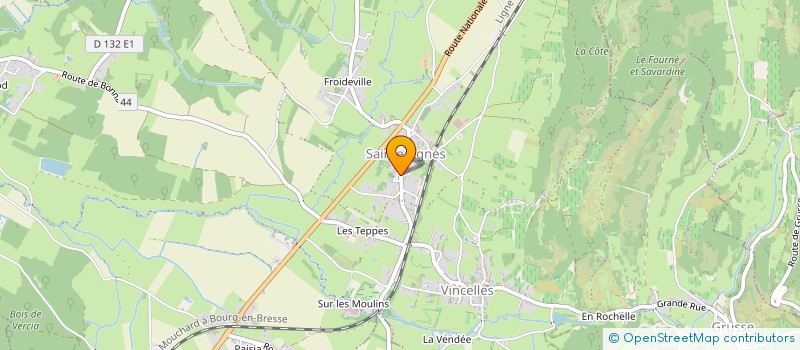 localisation de l'entreprise SCI AT2C  SAINTE-AGNES