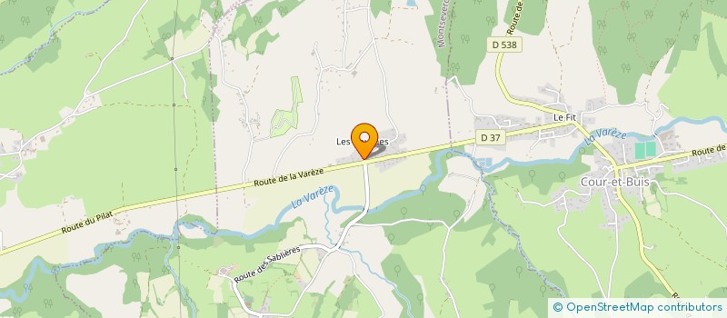 localisation de l'entreprise SCI AT2S  MONTSEVEROUX