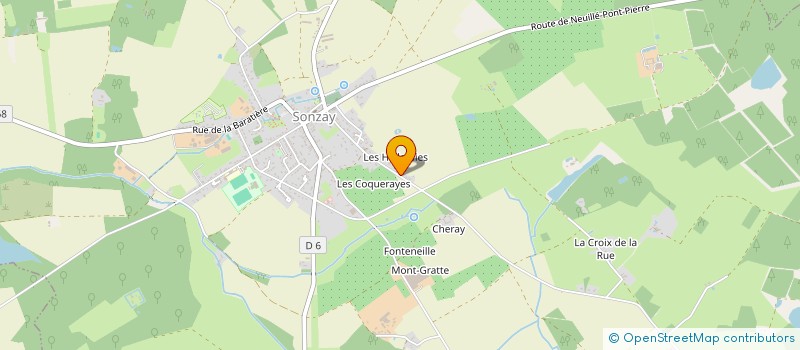 localisation de l'entreprise SCI ATA  SONZAY