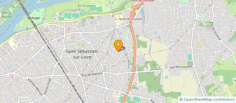 localisation de l'entreprise SCI ATABAY à SAINT-SEBASTIEN-SUR-LOIRE