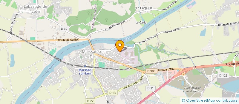 localisation de l'entreprise SCI ATAC  TERSSAC