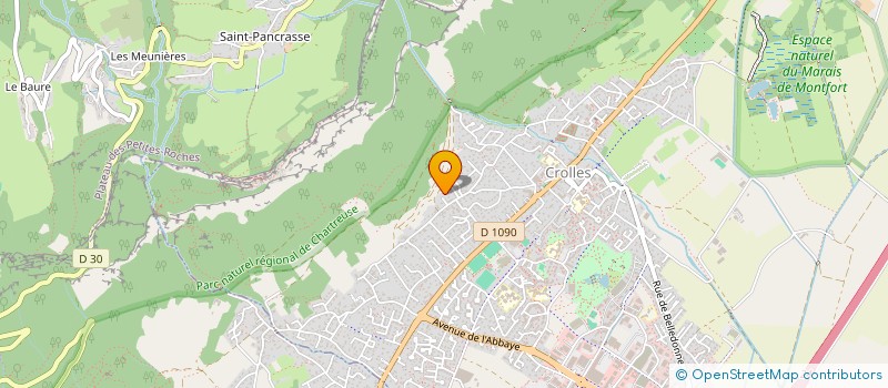 localisation de l'entreprise SCI ATACAMA  CROLLES