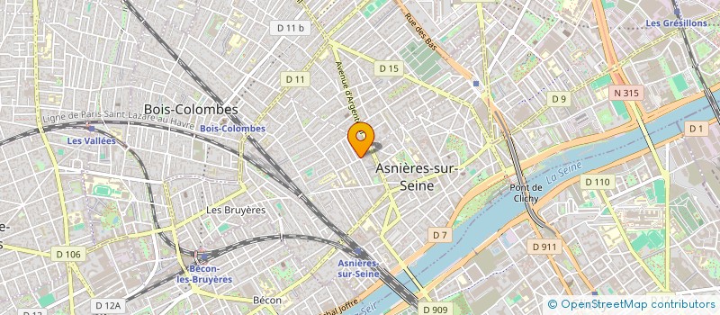 localisation de l'entreprise SCI ATACAMA à ASNIERES-SUR-SEINE