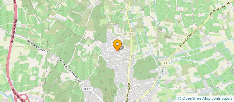 localisation de l'entreprise SCI ATACAMA  CAUMONT-SUR-DURANCE