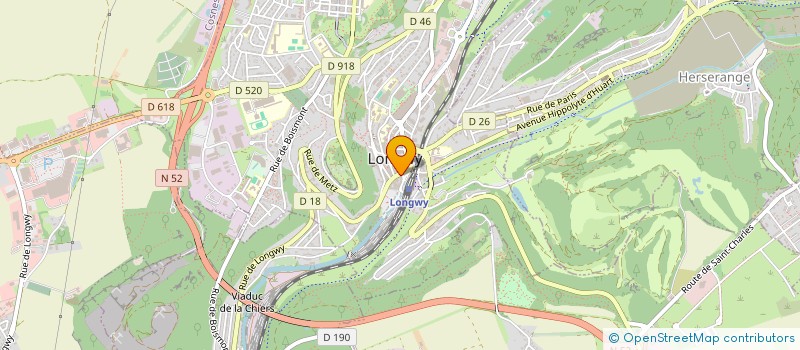 localisation de l'entreprise SCI ATACEV LOR à LONGWY