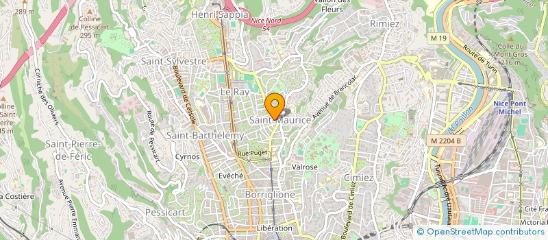 localisation de l'entreprise SCI ATACHE à NICE
