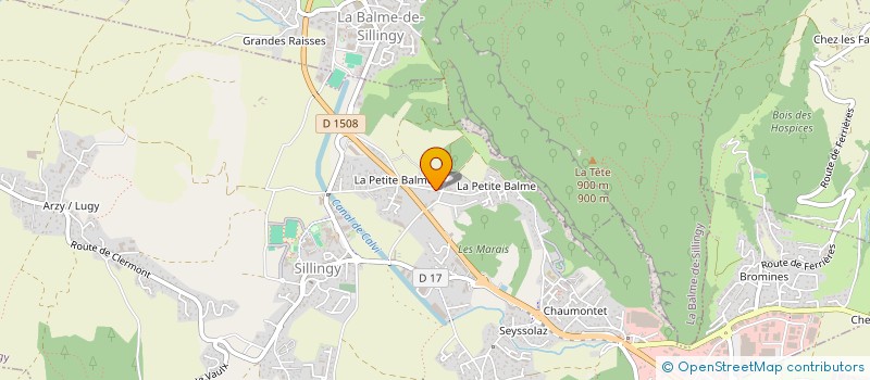 localisation de l'entreprise SCI ATAENSIC  SILLINGY