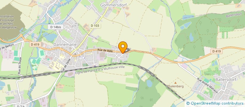 localisation de l'entreprise SCI ATAK  HAGENBACH