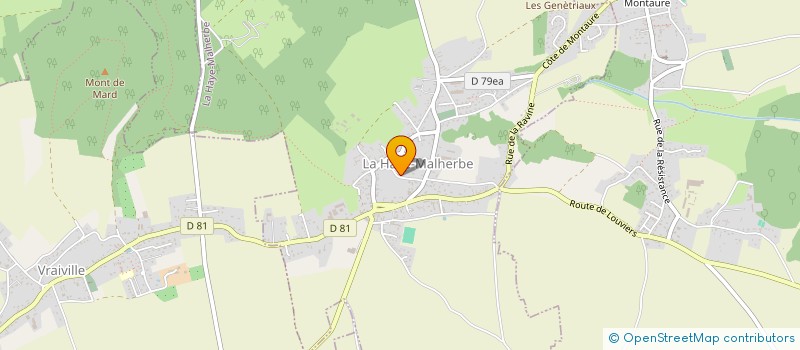 localisation de l'entreprise SCI ATAL à LA HAYE-MALHERBE