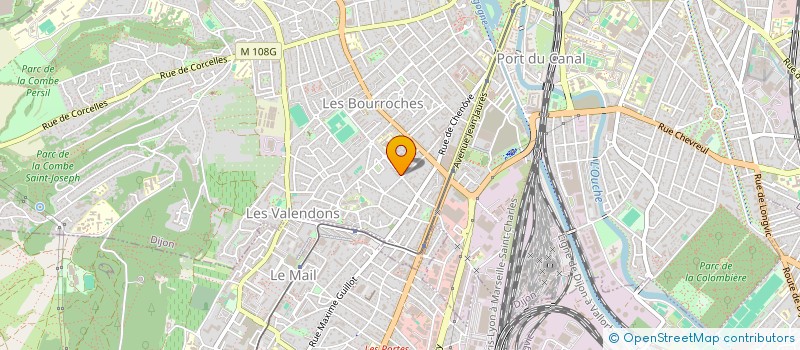 localisation de l'entreprise SCI ATALANTA à DIJON