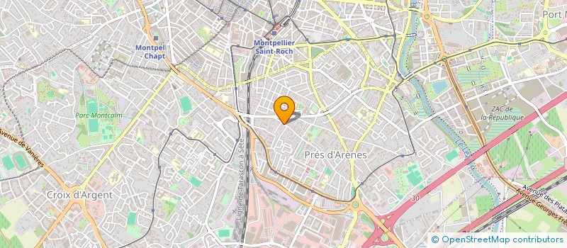 localisation de l'entreprise SCI ATALANTE à MONTPELLIER
