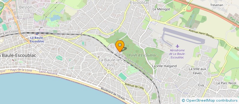 localisation de l'entreprise SCI ATALANTE  LA BAULE-ESCOUBLAC
