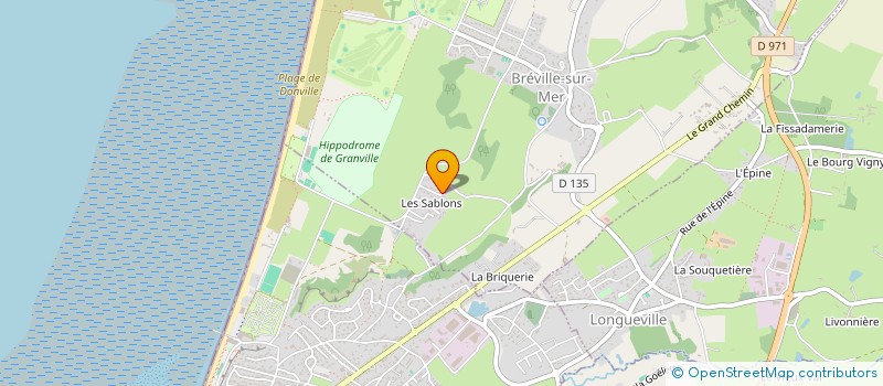 localisation de l'entreprise SCI ATALANTE  BREVILLE-SUR-MER