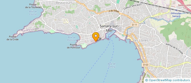 localisation de l'entreprise SCI ATALANTE à SANARY-SUR-MER