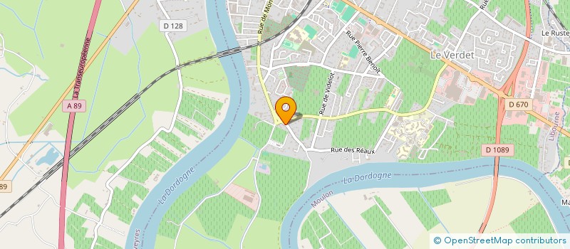 localisation de l'entreprise SCI ATALANTE  LIBOURNE