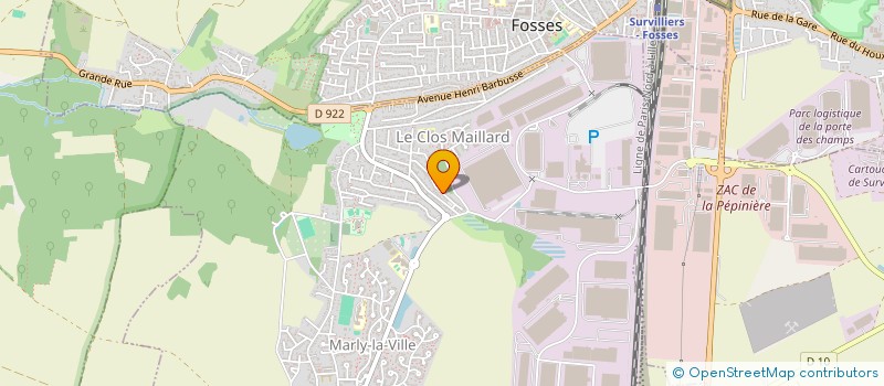 localisation de l'entreprise SCI ATALAY MERT  MARLY-LA-VILLE