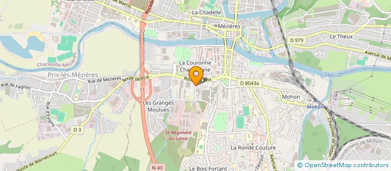 localisation de l'entreprise SCI ATAMAN à CHARLEVILLE-MEZIERES