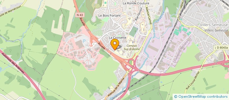 localisation de l'entreprise SCI ATAMAN FRERES  CHARLEVILLE-MEZIERES