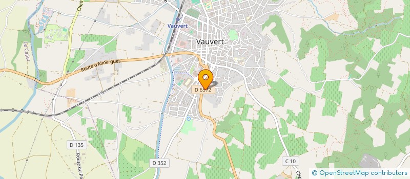 localisation de l'entreprise SCI ATARAXIE  VAUVERT