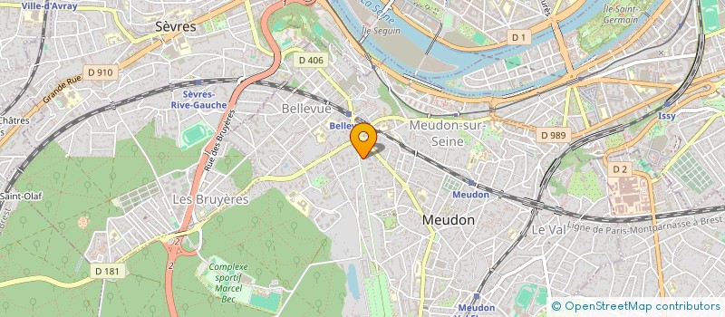 localisation de l'entreprise SCI ATARAXIE à MEUDON