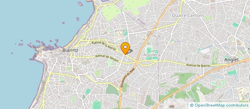 localisation de l'entreprise SCI ATARI à BIARRITZ