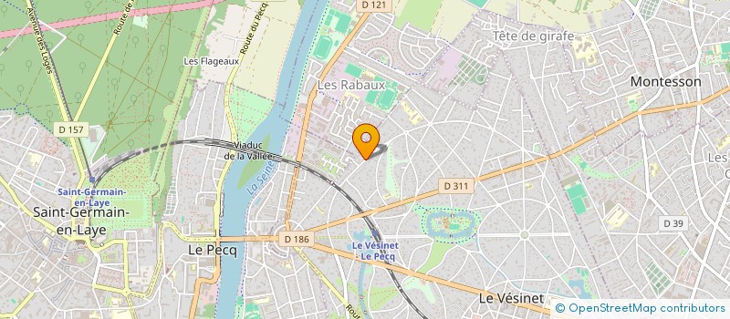 localisation de l'entreprise SCI ATARSKINI  LE VESINET