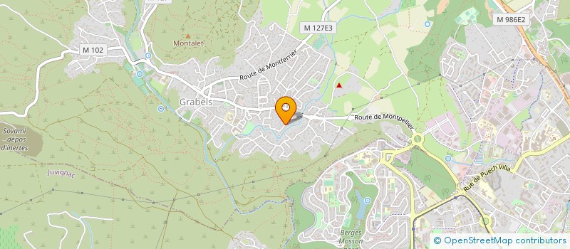 localisation de l'entreprise SCI ATAX  GRABELS