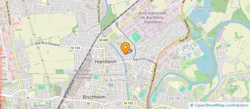 localisation de l'entreprise SCI ATAYEK  HNHEIM