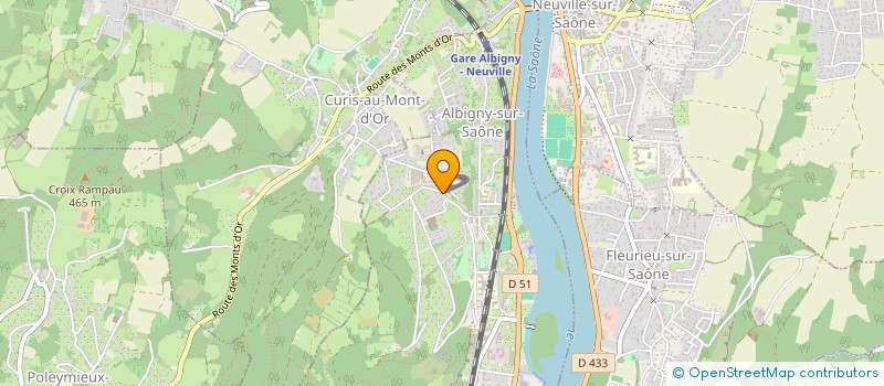 localisation de l'entreprise SCI ATAYO  ALBIGNY-SUR-SAONE