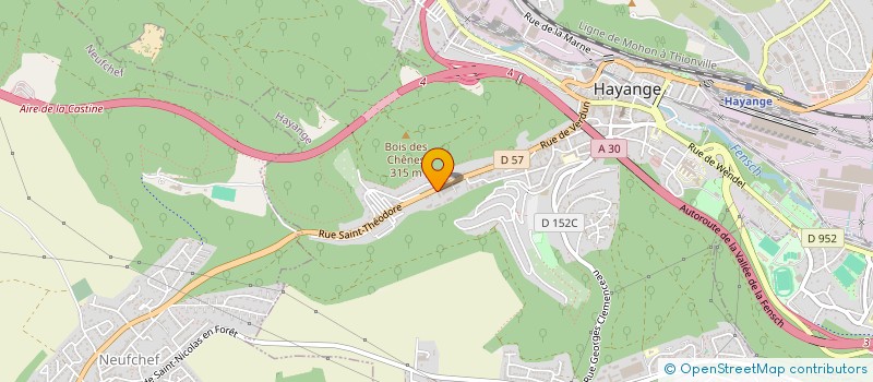 localisation de l'entreprise SCI ATB  HAYANGE