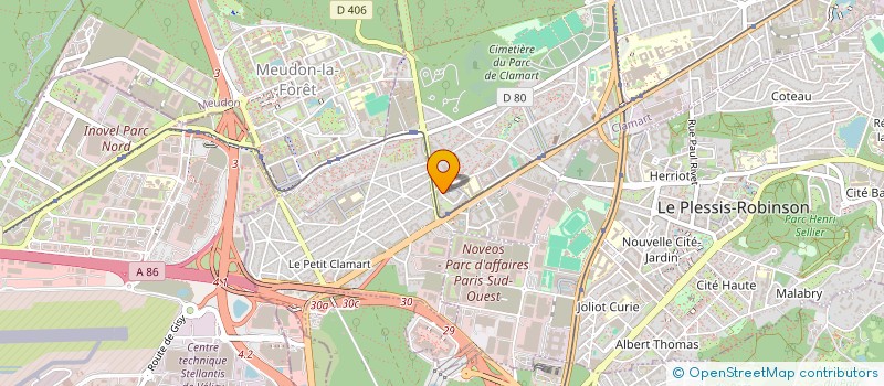 localisation de l'entreprise SCI ATB  CLAMART