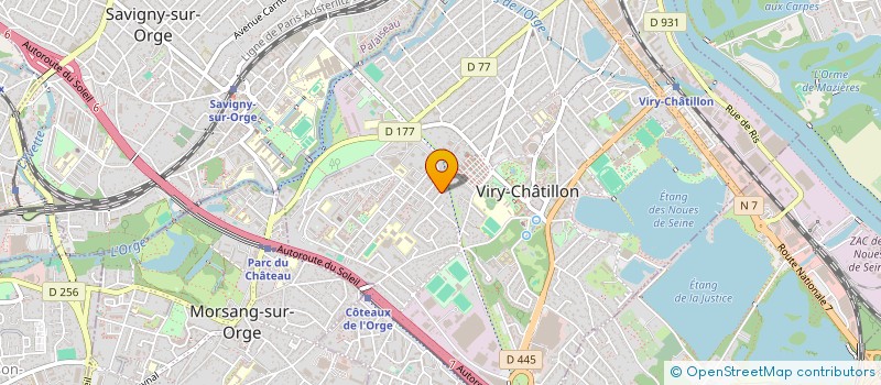 localisation de l'entreprise SCI ATB IMMO à VIRY-CHATILLON