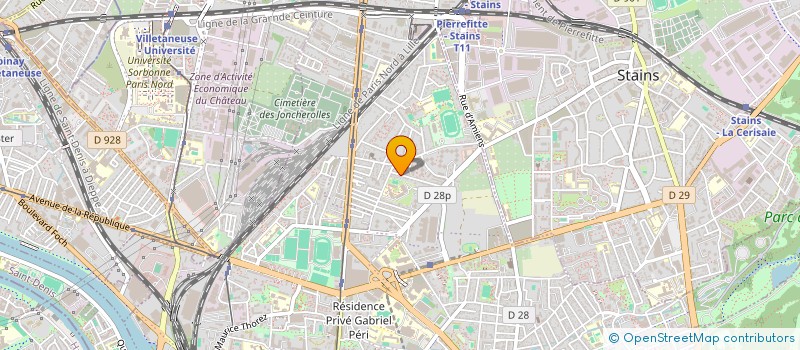 localisation de l'entreprise SCI ATBAOUI à PIERREFITTE-SUR-SEINE