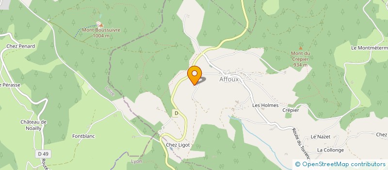 localisation de l'entreprise SCI ATC  AFFOUX