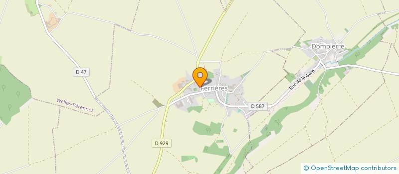 localisation de l'entreprise SCI ATC DOMQUAIRE  FERRIERES