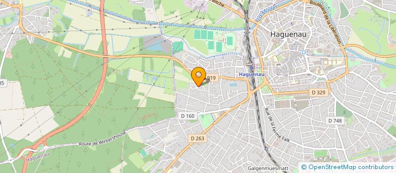 localisation de l'entreprise SCI ATC2  HAGUENAU