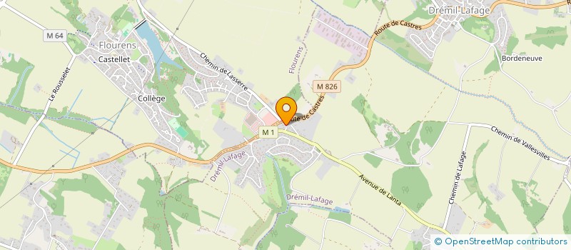 localisation de l'entreprise SCI ATCHOUM  DREMIL-LAFAGE