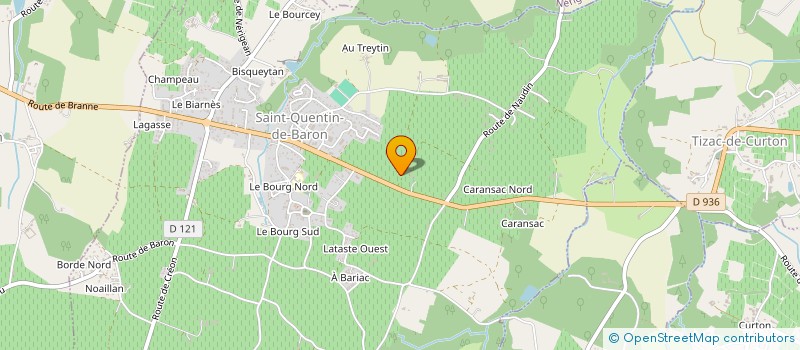 localisation de l'entreprise SCI ATCHPLETTE  SAINT-QUENTIN-DE-BARON