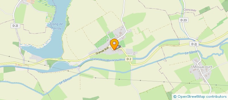 localisation de l'entreprise SCI ATD  PARROY