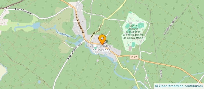 localisation de l'entreprise SCI ATE  CLAIREFONTAINE-EN-YVELINES