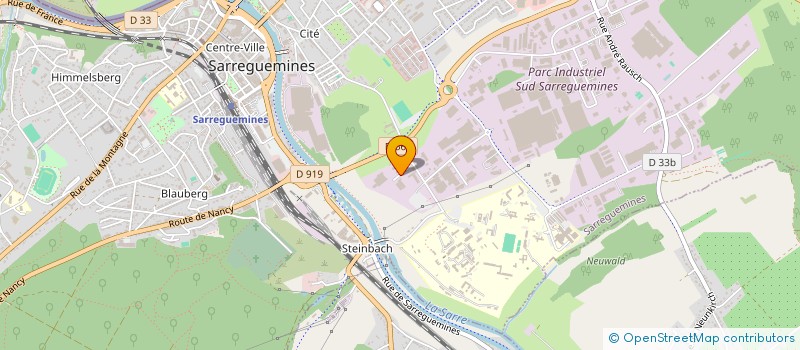 localisation de l'entreprise SCI ATEA SARREGUEMINES à SARREGUEMINES