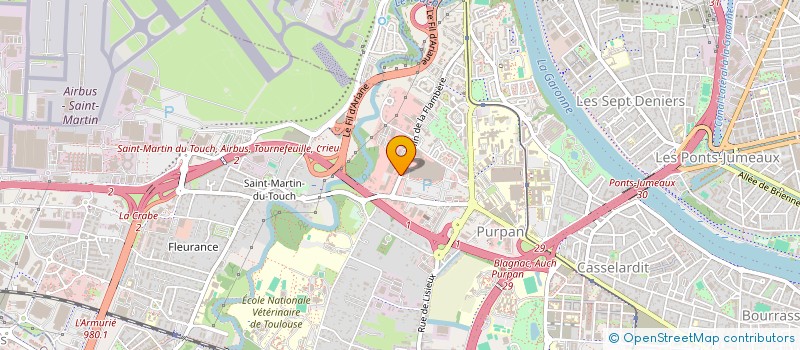 localisation de l'entreprise SCI ATEB à TOULOUSE